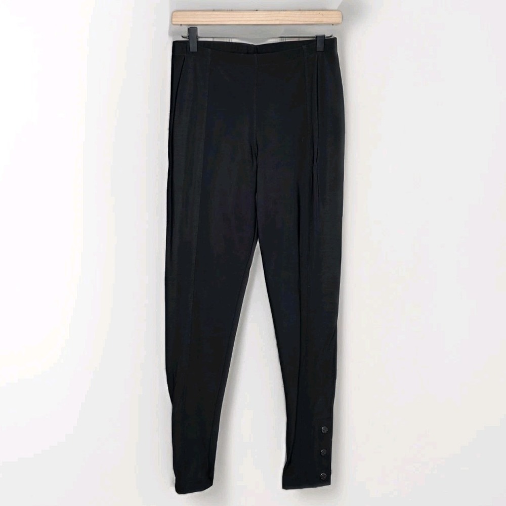ANATOMIE Aida Ponte Legging Women's Size M Pants Black Pull On Travel Leisure